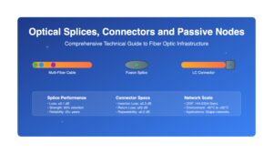 Optical Splices, Connectors and Passive Nodes: Comprehensive Technical Guide