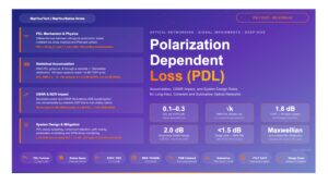 Polarization Dependent Loss (PDL):Accumulation, Impact, and Design Rules