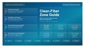 The Clean-Fiber Zone in Raman Links