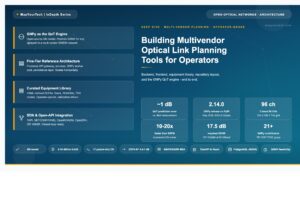 Building Multivendor Optical Link Planning, Design, and Simulation Platforms for Operators