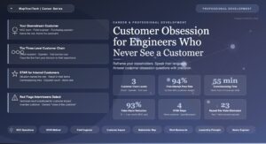 Customer Obsession for Engineers Who Never See a Customer