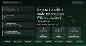 How to Handle a Rude Interviewer Without Losing Composure