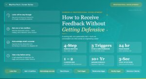 How to Receive Feedback Without Getting Defensive