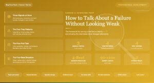 How to Talk About a Failure Without Looking Weak