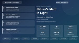 Nature’s Math in Light: Fibonacci and the Golden Ratio in Optical Fiber Networking