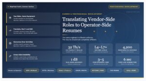 Translating Vendor-Side Roles to Operator-Side Resumes