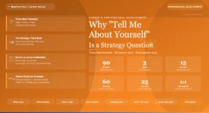 Why “Tell Me About Yourself” Is Actually a Strategy Question