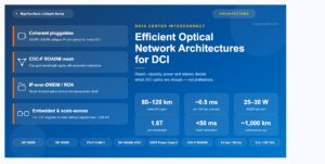 Efficient Optical Network Architectures for DCI