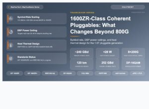 1600ZR-Class Coherent Pluggables: What Changes Beyond 800G