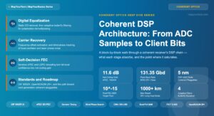 Coherent DSP Architecture: From ADC Samples to Client Bits