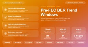 Pre-FEC BER Trend Windows: Alert Baselines That Catch Real Degradation