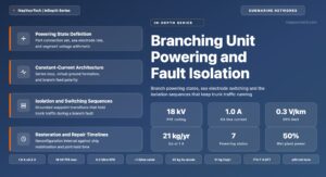 Branching Unit Powering Reconfiguration and Fault Isolation