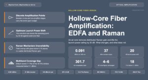 Hollow-Core Fiber Amplification: EDFA and Raman